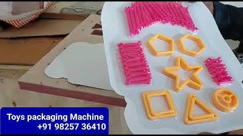 Toys packing machine II Blister Packing Machine II Kids puzzle toy packaging machine