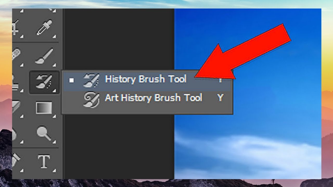 History Brush & Art History Brush Tools use in YouTube