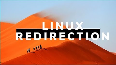 Linux - Redirection and Piping