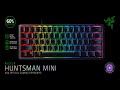 Razer представила компактную механическую клавиатуру Huntsman Mini с оптическими переключателями.