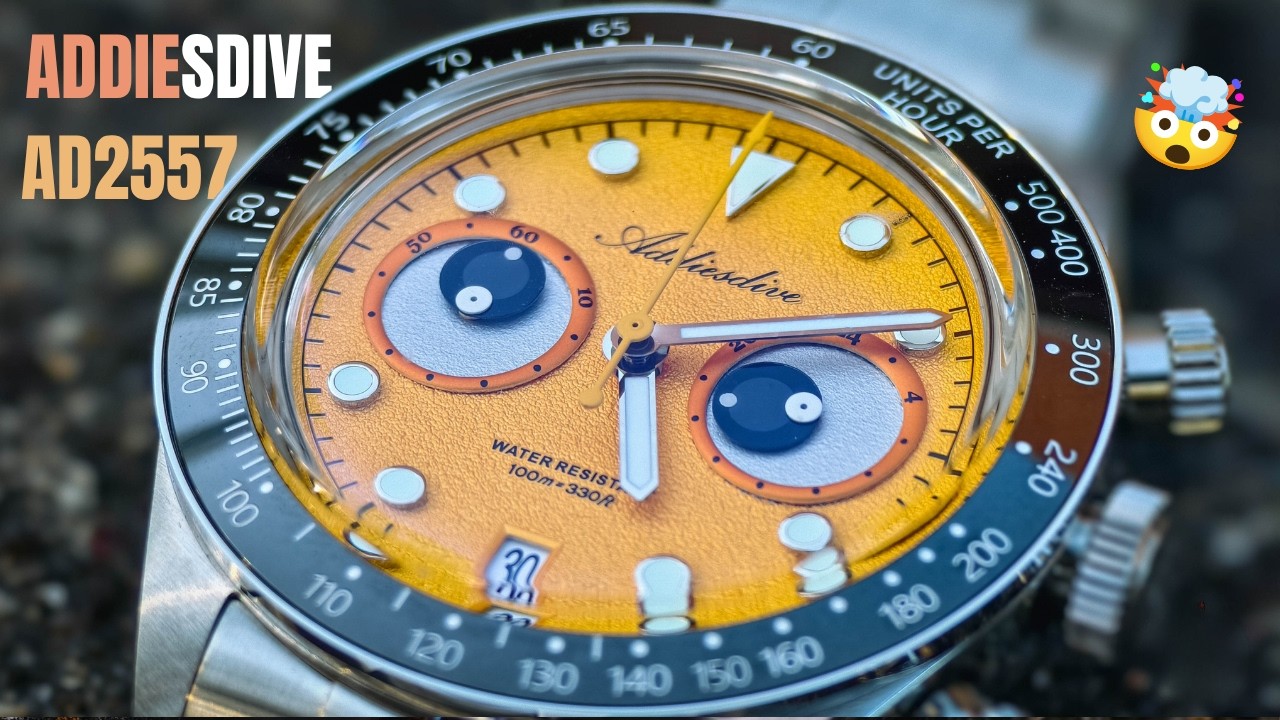 😳One of the Craziest Chronographs on AliExpress | Addiesdive
