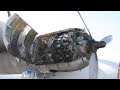 Big Old RADIAL AIRPLANE ENGINES Cold Start and Sound