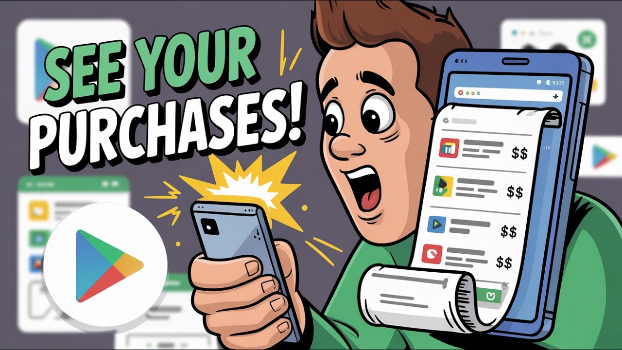 How To View Purchase History In Google Play on Android - YouTube