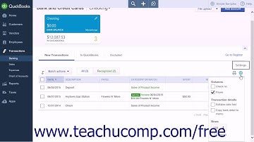 QuickBooks Online Plus 2015 Tutorial Managing Bank and Credit Card Transactions Intuit Training