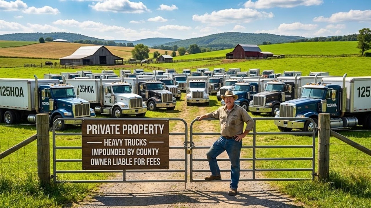 Entitled HOA Left Heavy Trucks on My Land — The County Seized Them