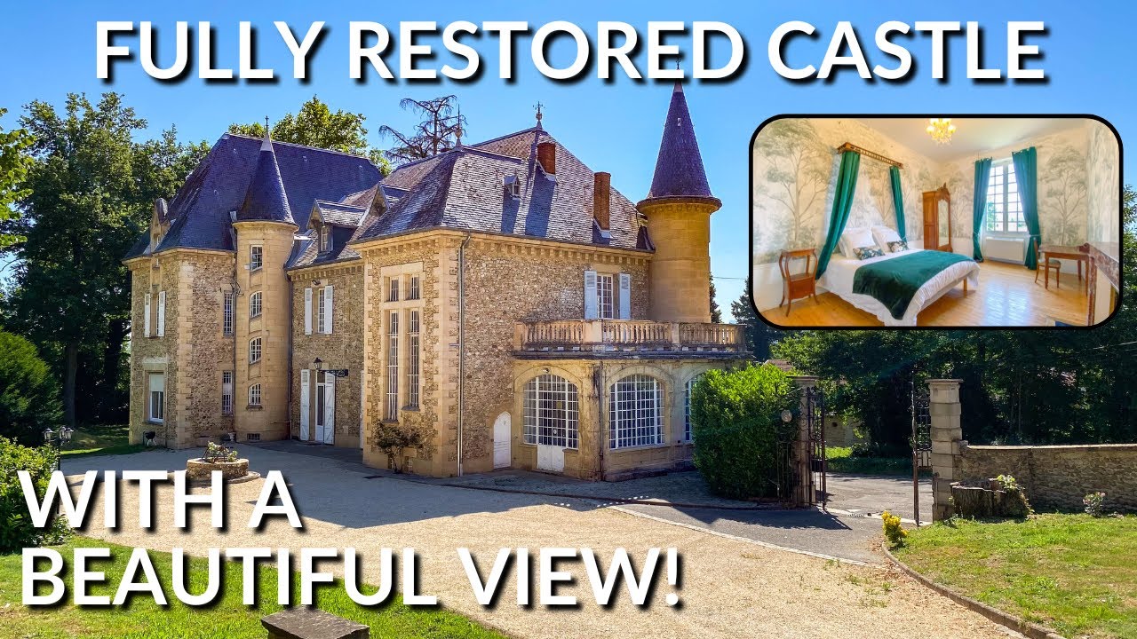 🏰 Dream Castle Between Lyon & Geneva - Fully Renovated + Stunning Views 🌄 (Ref: A37552DVI38)
