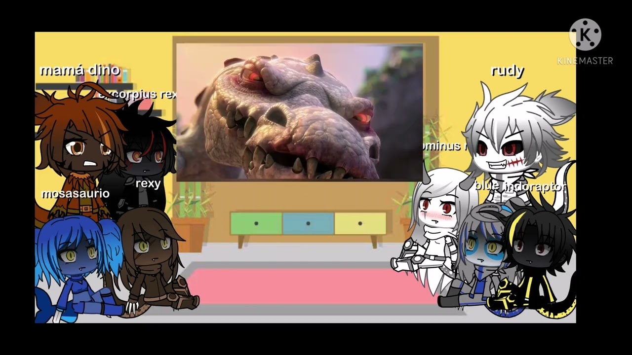 dinos de Jurassic world reaccionan a rudy vs buck parte 2