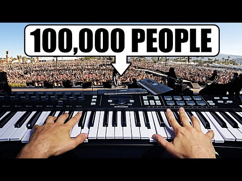 What is it like to perform for 100,000 people?