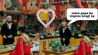 Bigg Boss 19 Tanya Looking Hot In Red Saree ,Amaal Love Tanya Sareee