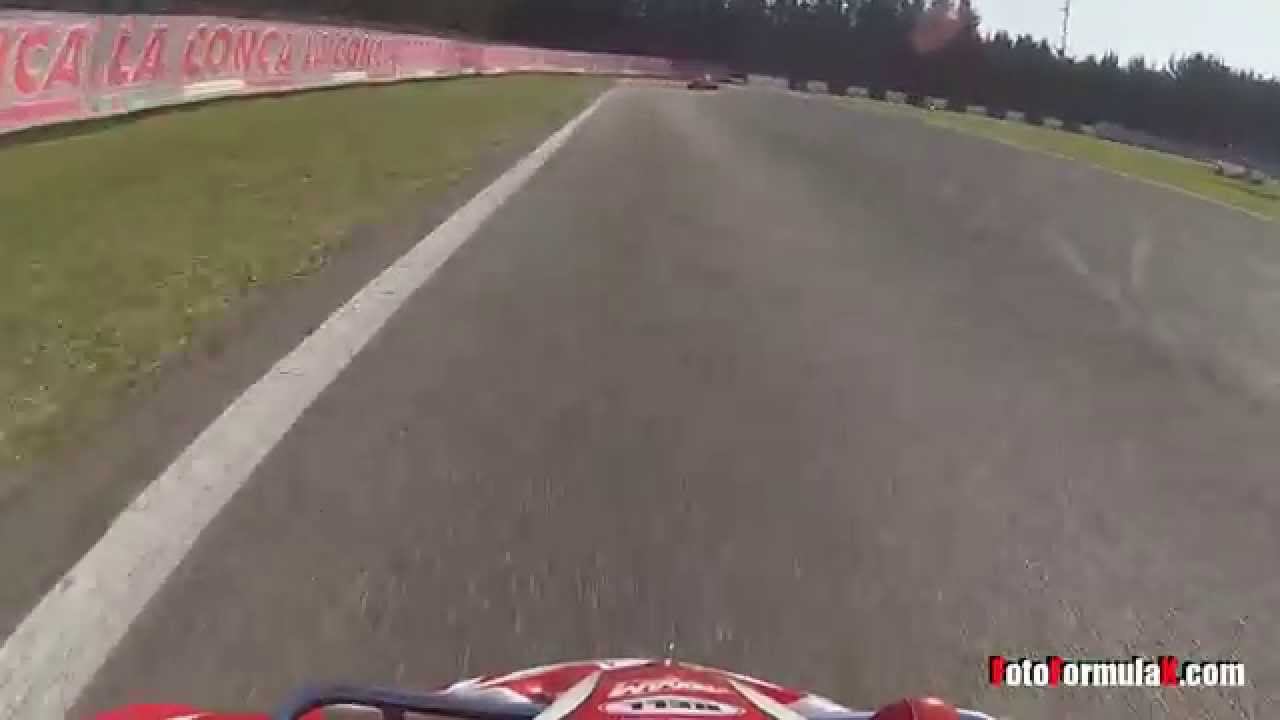 KZ Onboard lap - Jordon Lennox-Lamb (GBR) (BirelART/Iame) - La Conca (I)