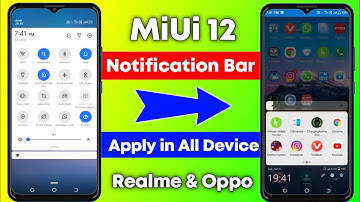How to Change Notification Bar on Any Vivo Phone | Oppo & Realme| Notification Bar Kaise Change Kare
