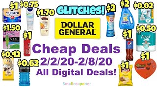 Dollar General Cheap Deals 2/2/202/8/20! All Digital Deals!