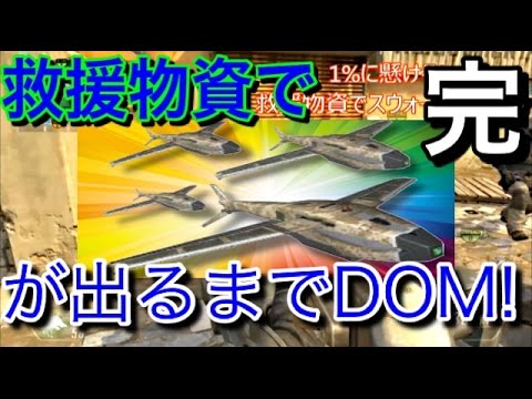 【CoD:BO2】1%に懸ける! 救援物資でスウォーム出るまでDOM! #完