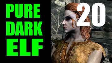 Skyrim PURE DARK ELF Challenge Run Walkthrough #20: How to Whack Nilsine Shattershield (No Bounty)