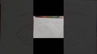 Draw Anime Eyes | How to Draw Anime Eye #Short