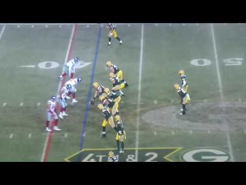 Aaron Rodgers to Randall Cobb Hail Mary Pass giants vs packers wild card game Amazing Catch