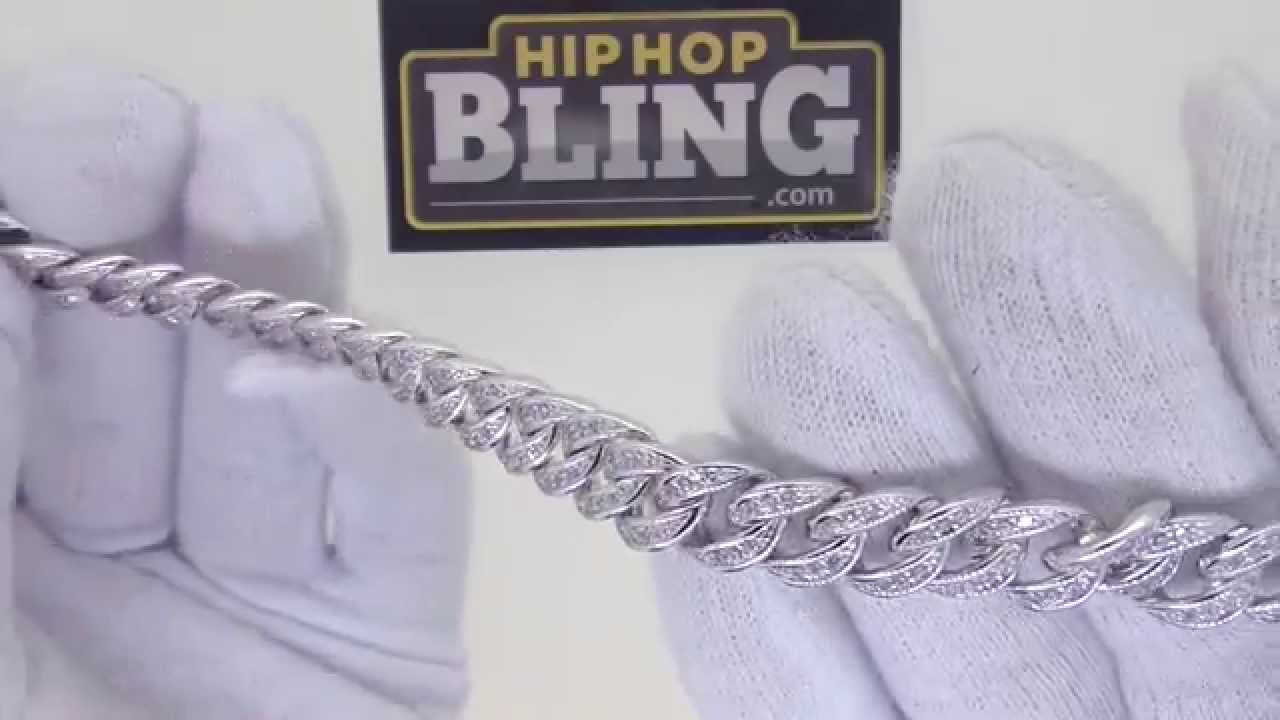 HipHopBling.com | Cuban Link Iced Out Bracelet BLING
