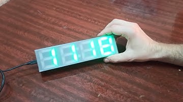 7-сегментные RGB часы с адаптивным освещением на WS2812B и ИК управлением и RTC M41T81