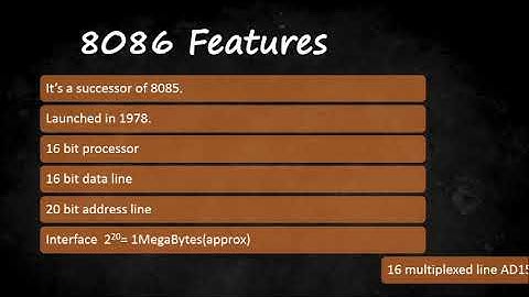 1_8086- An Introduction