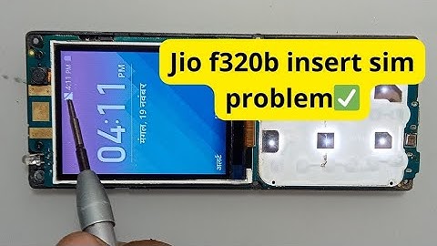JIO  Phone F220B insert SIM Problem Solution ✅      Jio insert sim Solutions