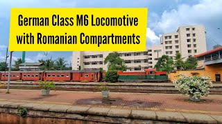 German Class M6 Locomotive with Romanian Compartments in Sri Lanka Railways