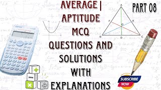 Mastering Average Aptitude|MCQs, Solutions, and Examples Part 8