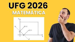 UFG 2026 - Mathematics - In a game of pool, for the cue ball, located at point A, to hit both screenshot 1