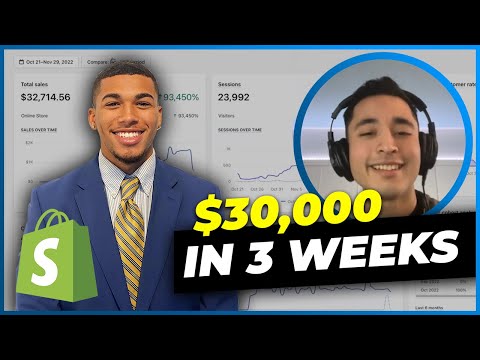 Taking A Beginner To $30,000+ in 3 Weeks - Shopify Dropshipping Case Study