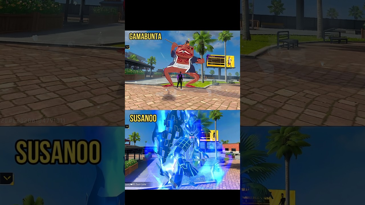 Gamabunta Super Emote VS Susanoo Super Emote 