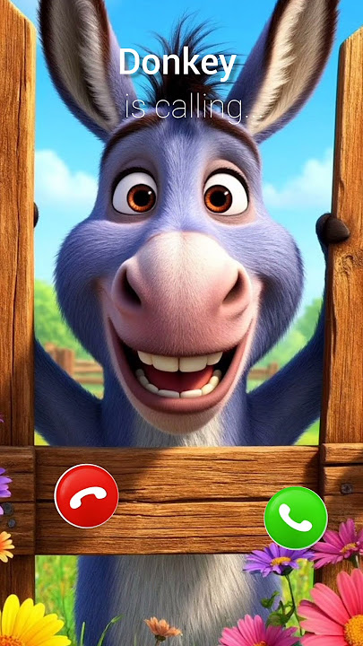 Donkey is calling #ringtone #smartphone #donkey