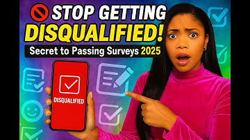 📌 Stop Getting Disqualified! Secret to Passing Surveys in 2025