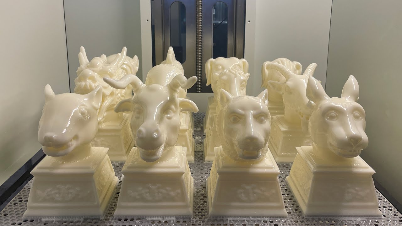 Chinese Zodiac Signs Printed With SLA 3D Printer