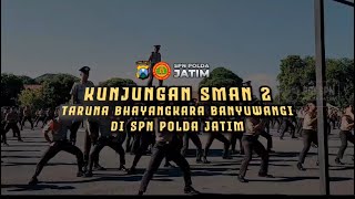 KUNJUNGAN SMAN2 Taruna Bhayangkara di SPN POLDA JATIM