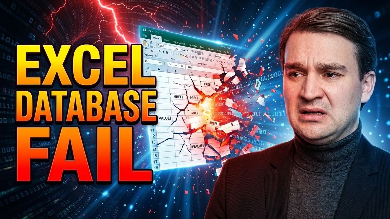 Stop Using Excel as a Database! Here's Why 🚨 Stop Using Excel as a Database! Here's Why 🚨