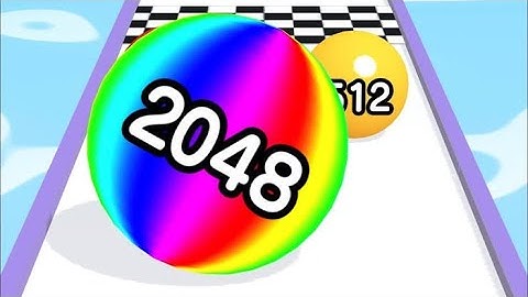 Ball Run 2048 gameplay walkthrough android ios | Noob vs Pro vs Hacker |