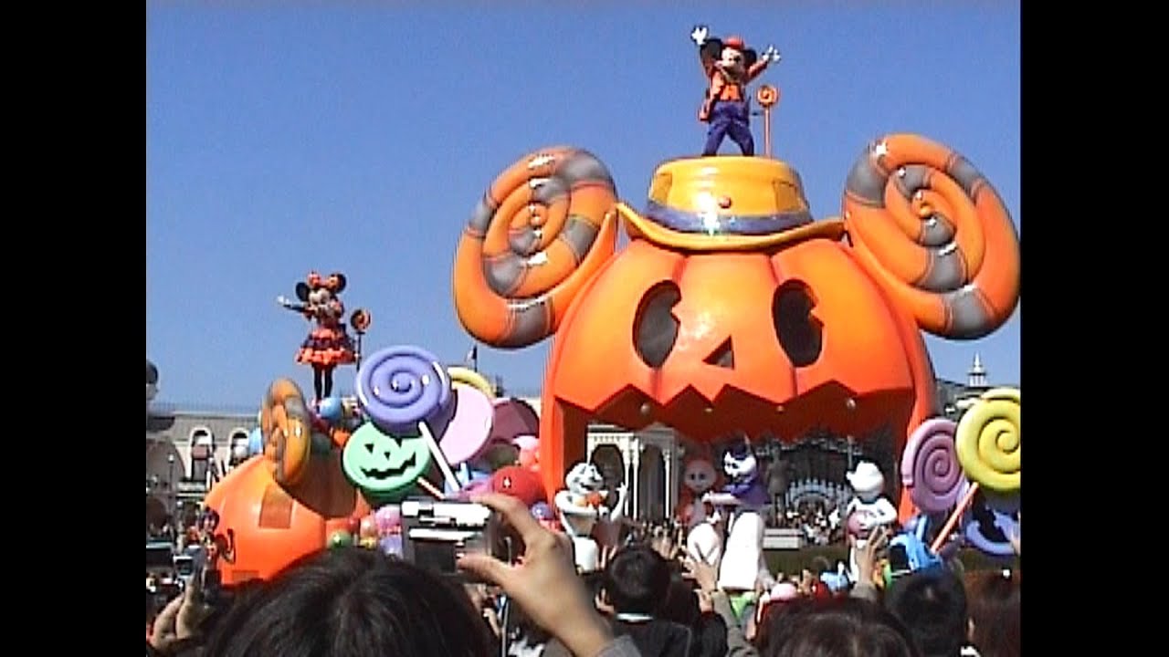 04年10月28日 Tdl ディズニー ハロウィーン パレード ミッキーマウス ミニーマウス Youtube