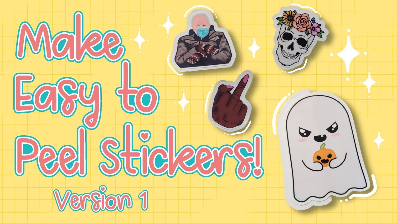 Easy To Peel Stickers?? Is There Such A Thing?! Learn A New Trick On