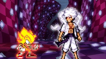 Super Sonic V2(New) VS TC Luffy(AF) Jump Force Mugen