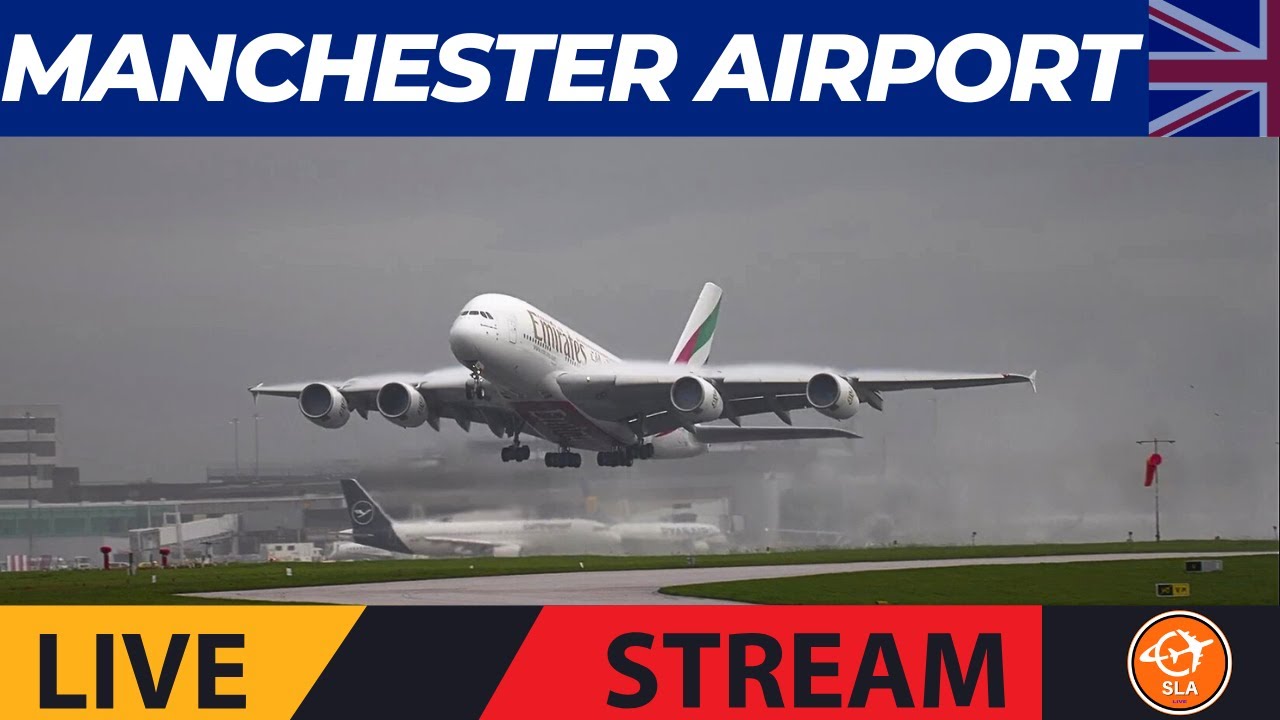 š“ | Manchester Airport LIVE | 20th Jan '24 | - YouTube