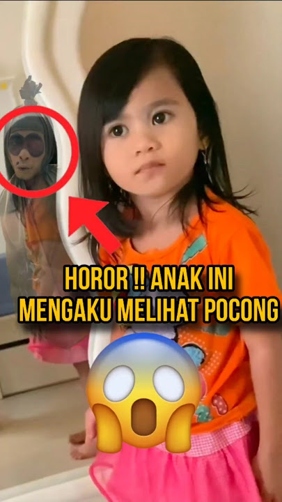 HORROR ⁉️😲 Anak ini Ngaku Liat Pocong 😱⁉️ #horror #mistery #ceritahoror