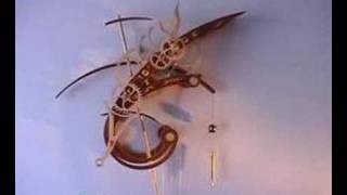 Nautilus wooden clock
