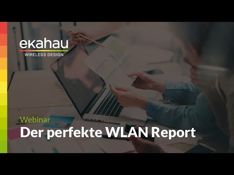 German Webinar - Der perfekte WLAN Report