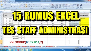 15 Rumus Excel untuk TES Admin Kantor screenshot 5