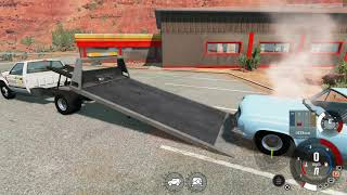 BeamNg.drive D-Series Rollback Winch Test