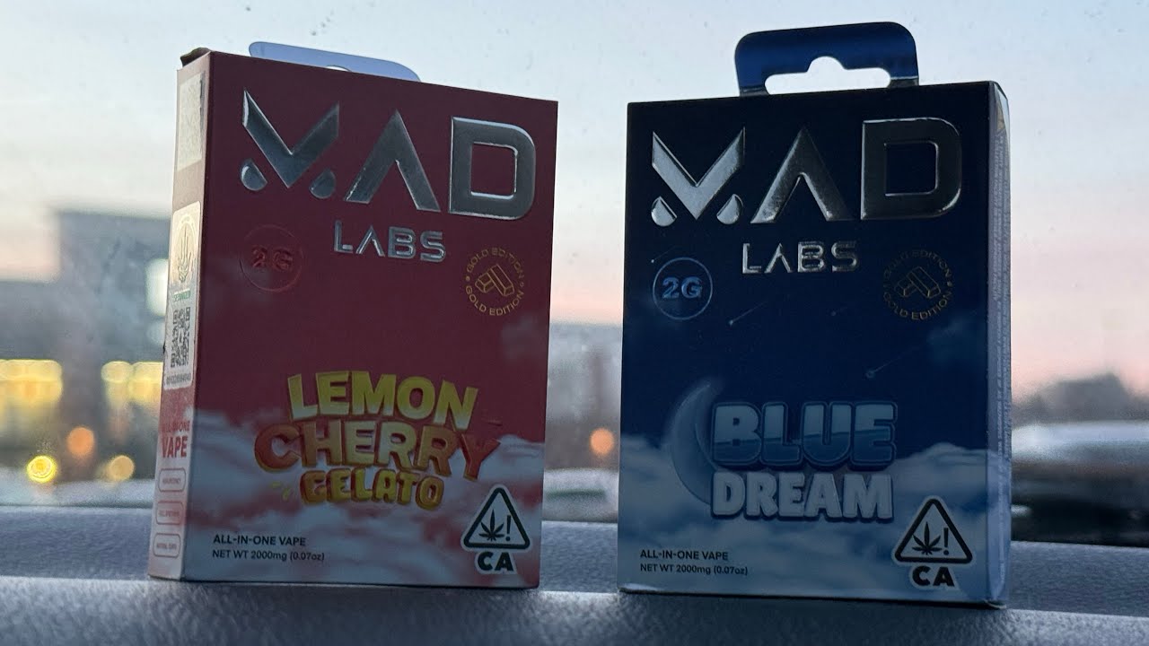 Mad Labs - (Lemon Cherry Gelato + Blue Dream) 2G AIO Review