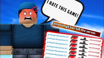 Making A Hacker Rage Quit In Roblox Arsenal