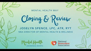 Mental Health Awareness Month Closing