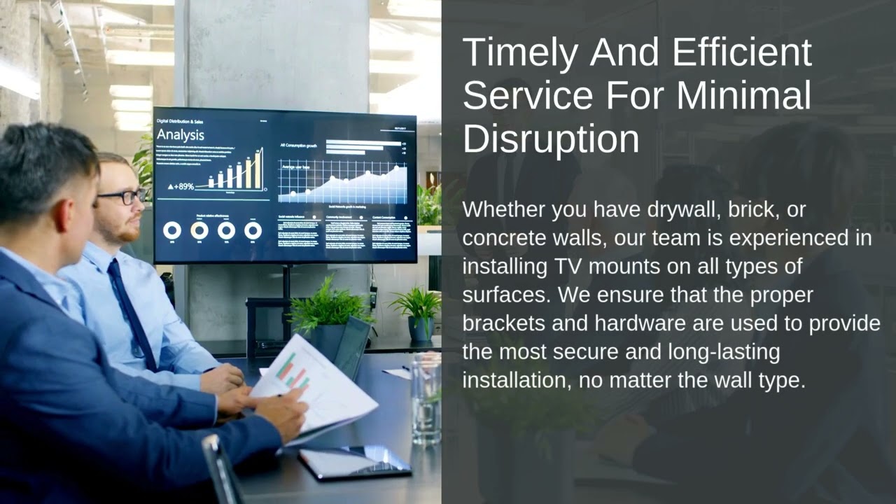 Tv Wall Mount Installation |  Professional TV Mounting Services