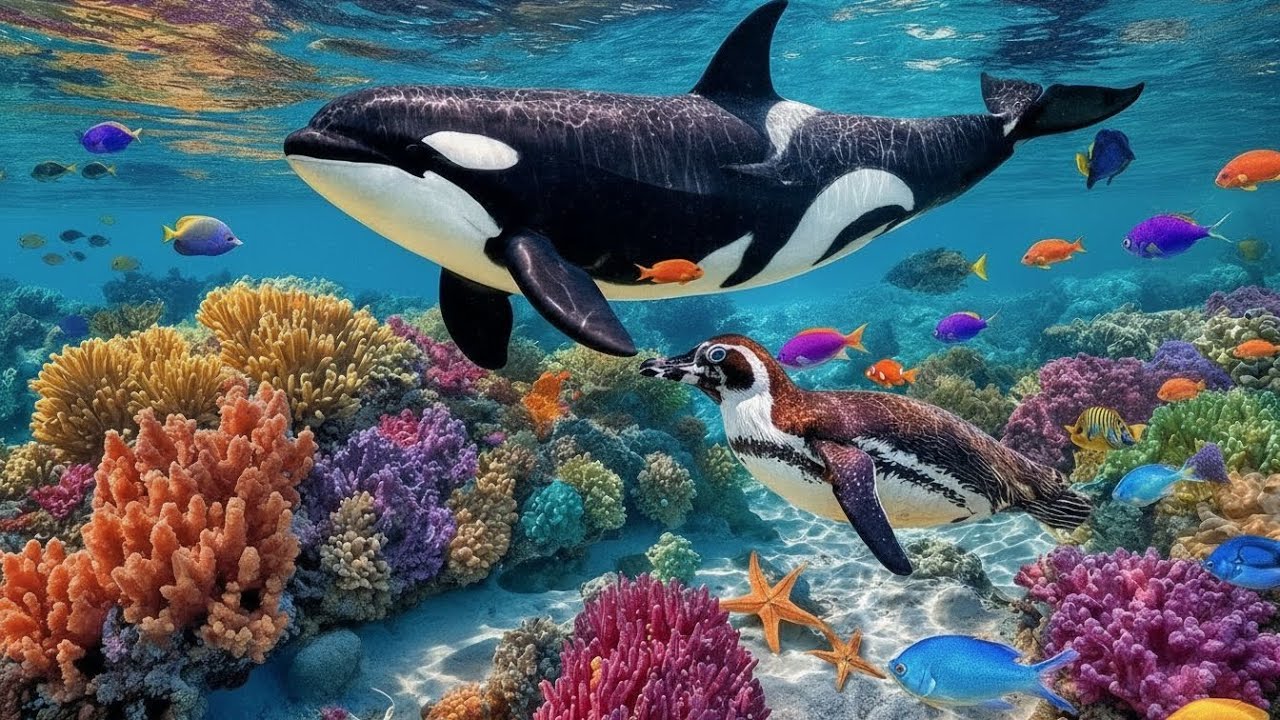 Enchanting Underwater World 8K – Ocean Depths Journey & Relaxing Video for TV and SLEEP