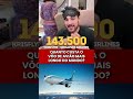QUANTO CUSTA O VÔO MAIS LONGO DO MUNDO?